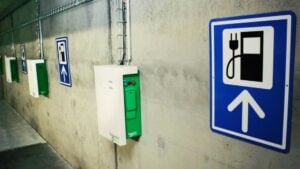 Borne de recharge copropriété