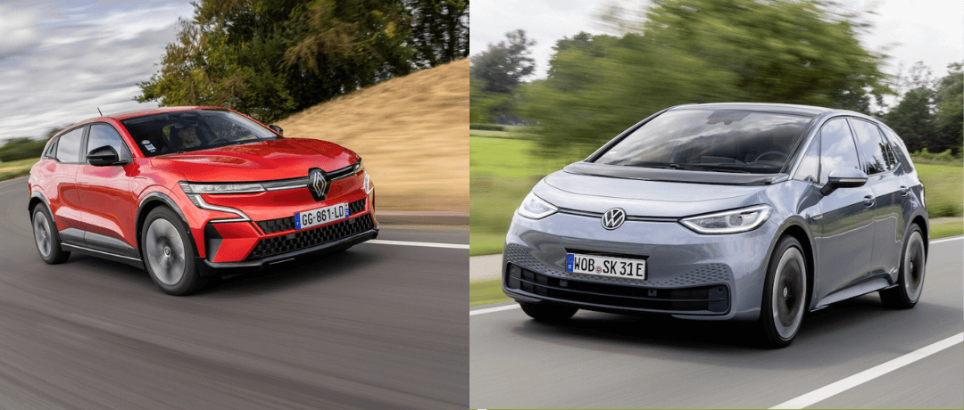 Renault Megane e-Tech vs. Volkswagen ID.3: Was soll ich wählen? - Beev