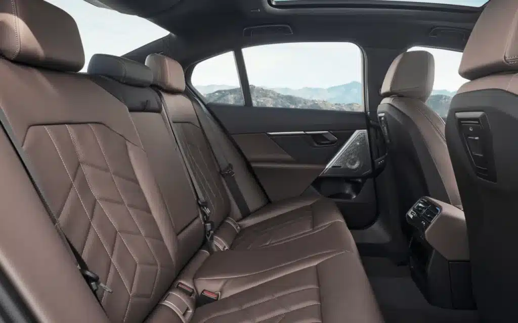 BMW i5 rear seats