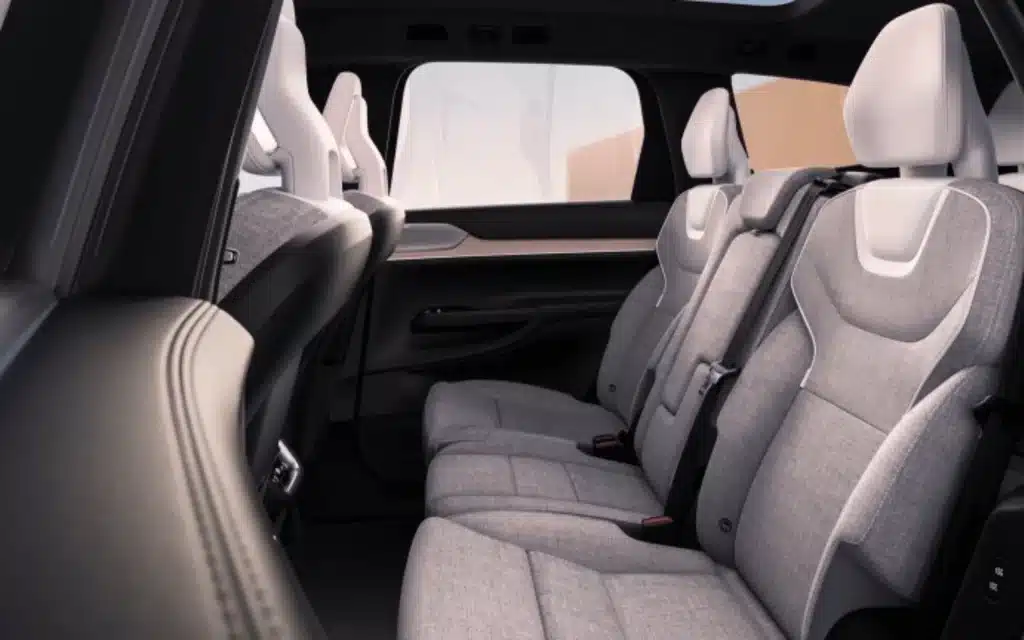 Volvo EX90 intérieur arrière